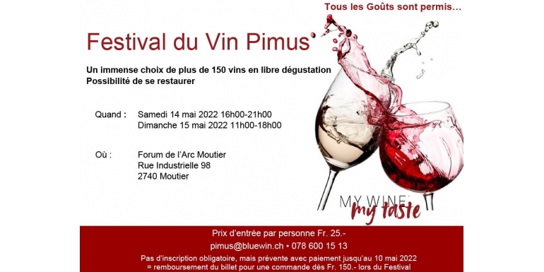 Festival du vin 14-15 mai 2022